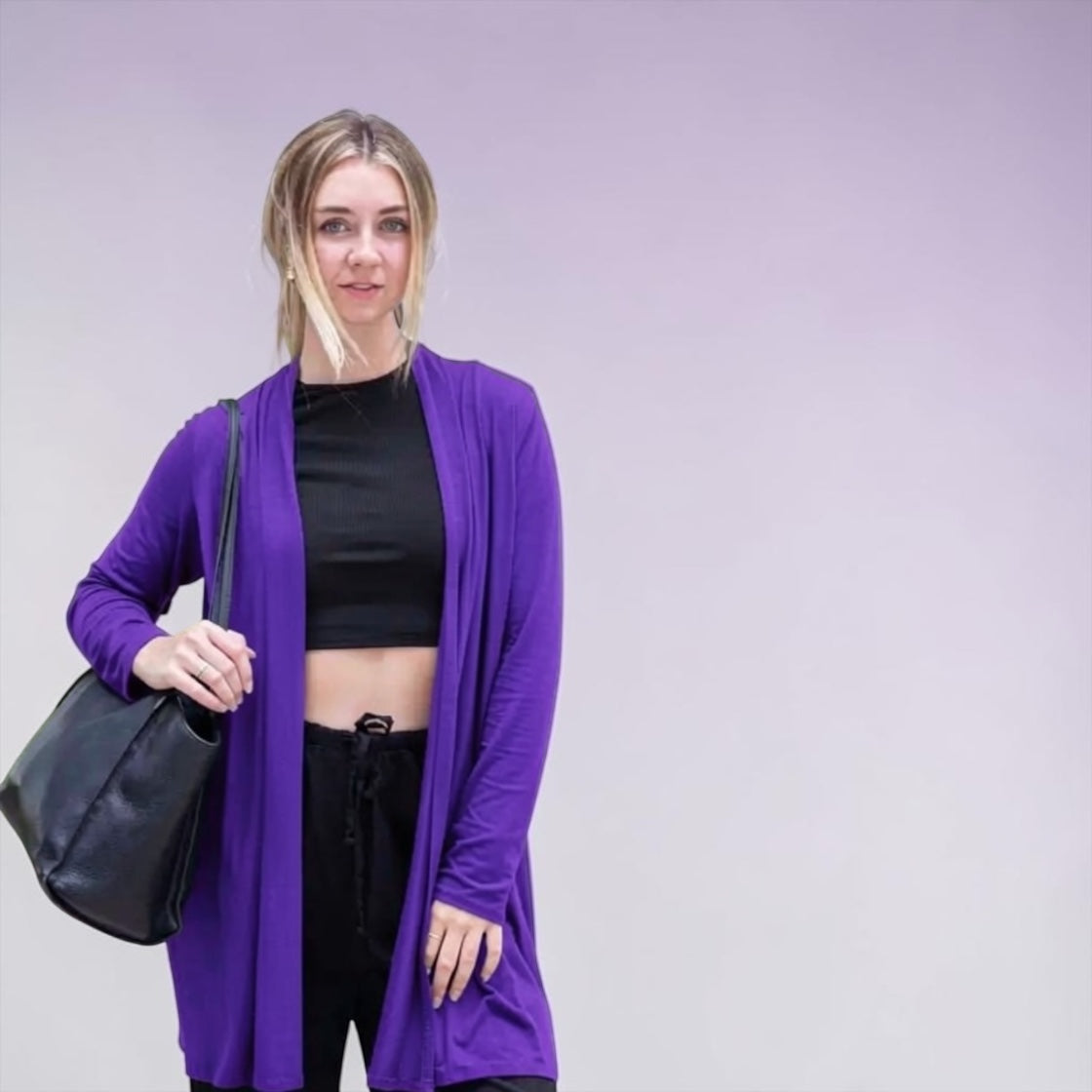 Azules Long Sleeve Lightweight Straight Cardigan