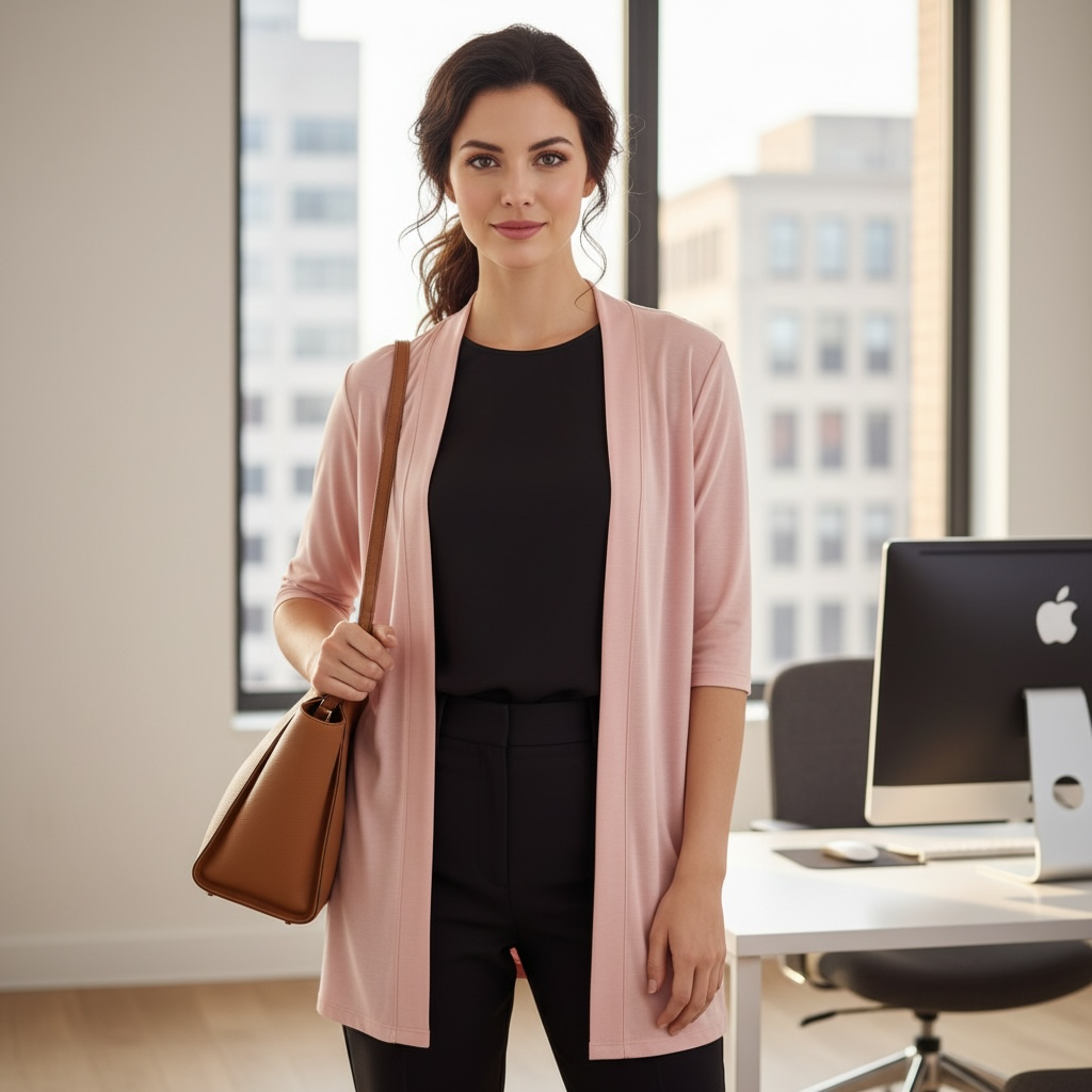 Azules Long Sleeve Lightweight Straight Cardigan