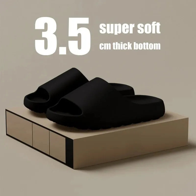 Thick-Soled Sandals Summer Fashion Soft Bottom Beach Women's Sandals  EVA Slides